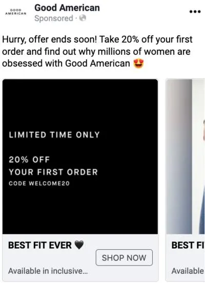 Dynamic Ads creative format reference example