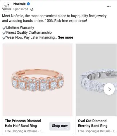 Dynamic Ads creative format reference example