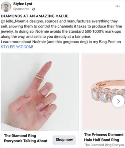 Dynamic Ads creative format reference example