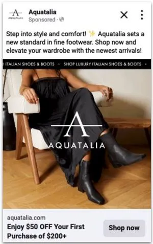 Brand / Logo Drop creative format reference example