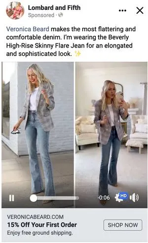 Dark Ads creative format reference example