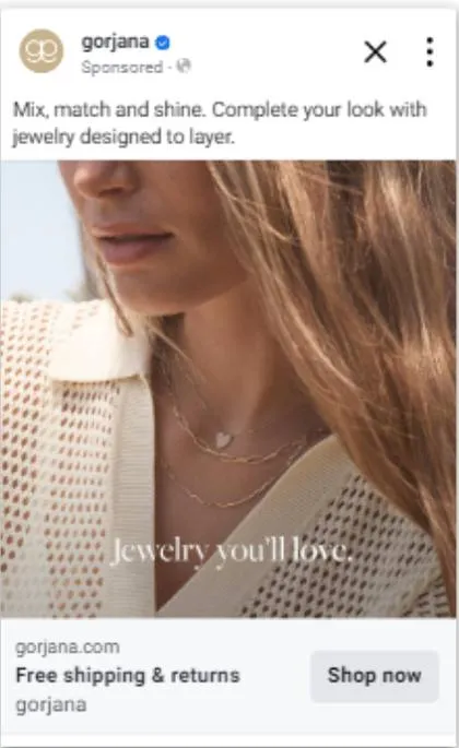 Overlay creative format reference example
